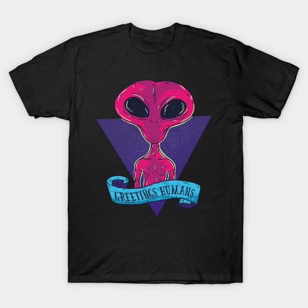 Vintage Aliens T-Shirt by Urban_Vintage